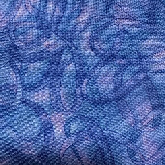 Quilt Fabric Vintage 8 Fat Quarters Blue #11 - Picture 9 of 9